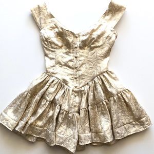 ISO! Vanessa Mooney Elisabeth Dress Victorian Gold